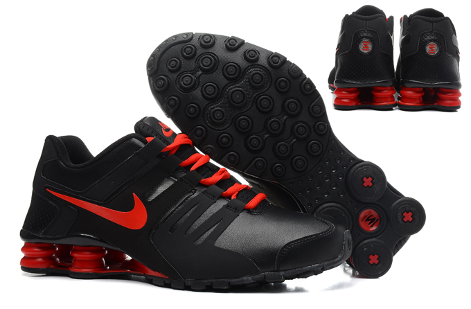 Nike Shox actuel orange noir (2)